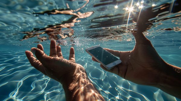 Iphone tombe dans l'eau : top 5 conseils pour le sauver