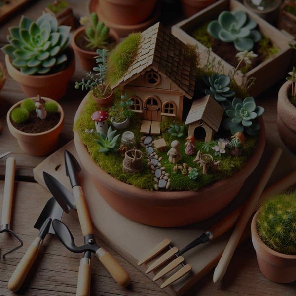 Quels sont les conseils pour débuter la création de miniatures de jardins féeriques ?